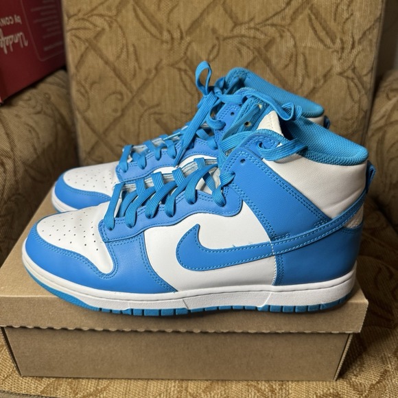 Size 10 - Nike Dunk High Laser Blue No box - Picture 1 of 7